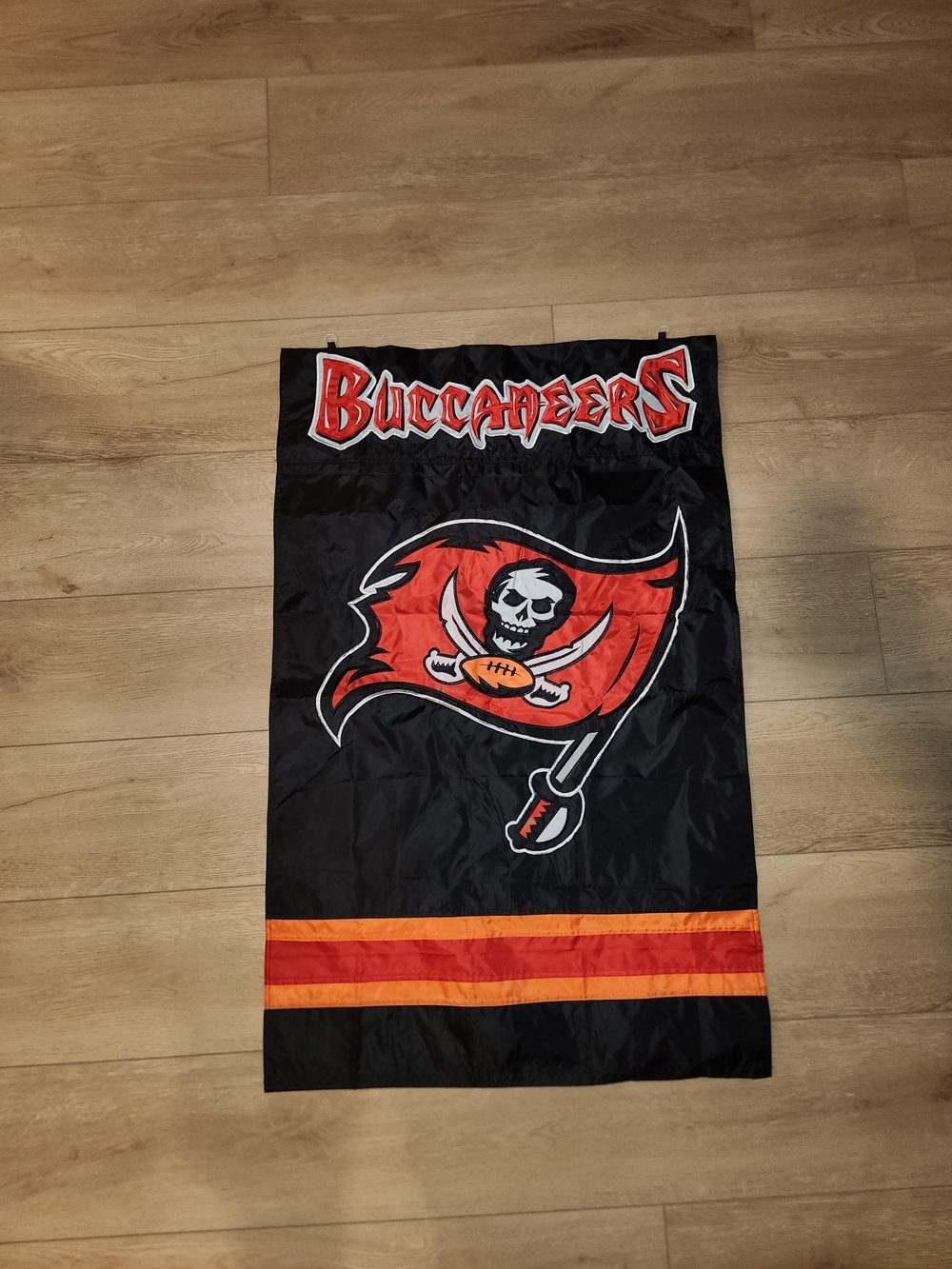 Vintage Y2K Tampa Bay Buccaneers Embroidered Double Sided Banner Like New Condit